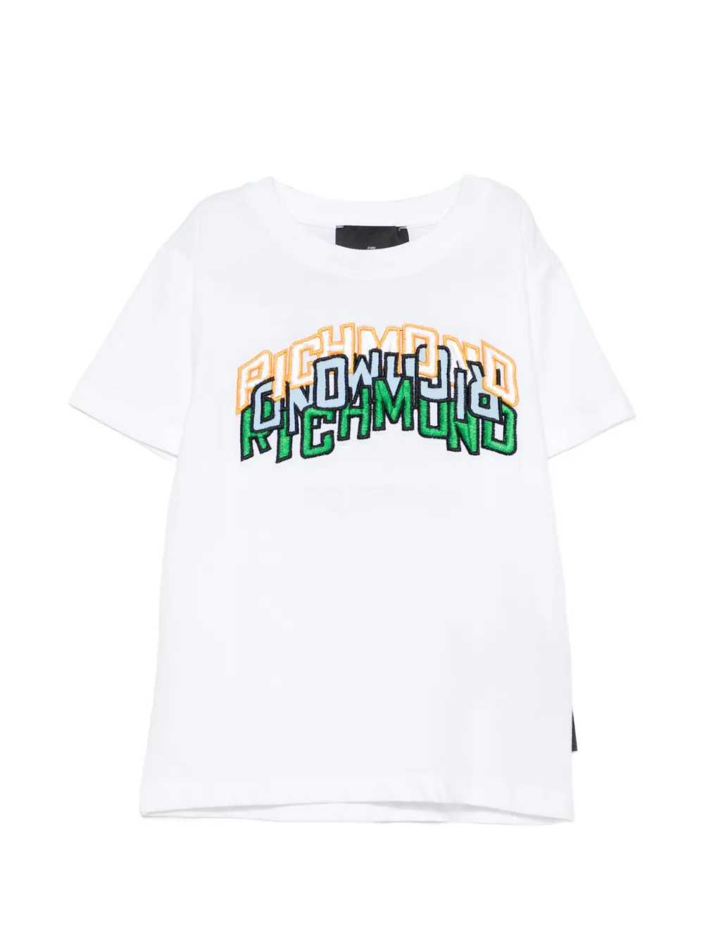 John Richmond Junior embroidered T-shirt - Bianco