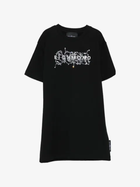 John Richmond Junior short-sleeve embellished dress