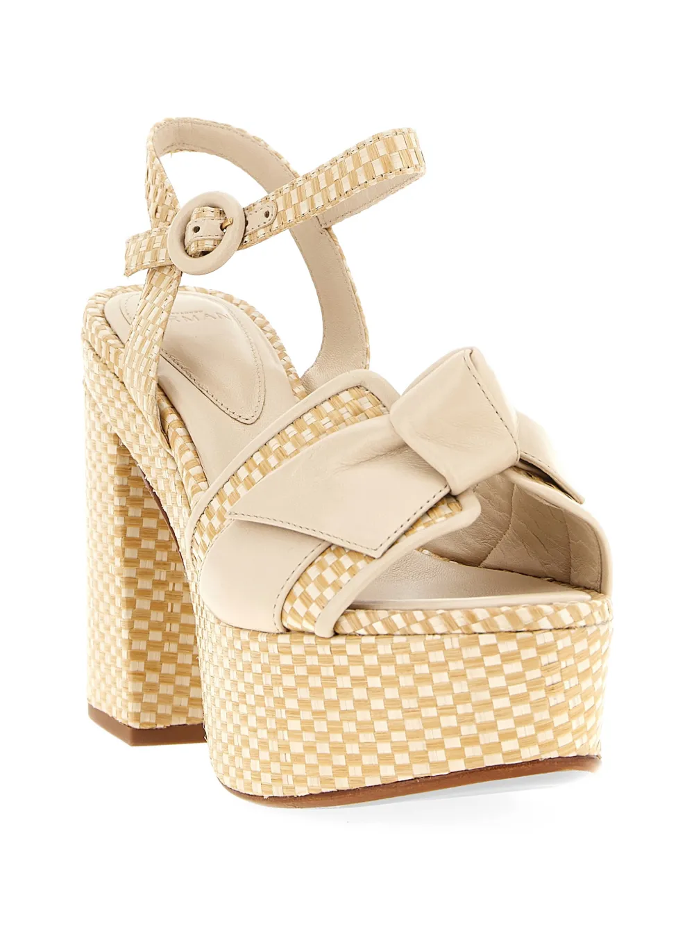 Alexandre Birman Maxi Clarita sandalen met plateauzool Beige