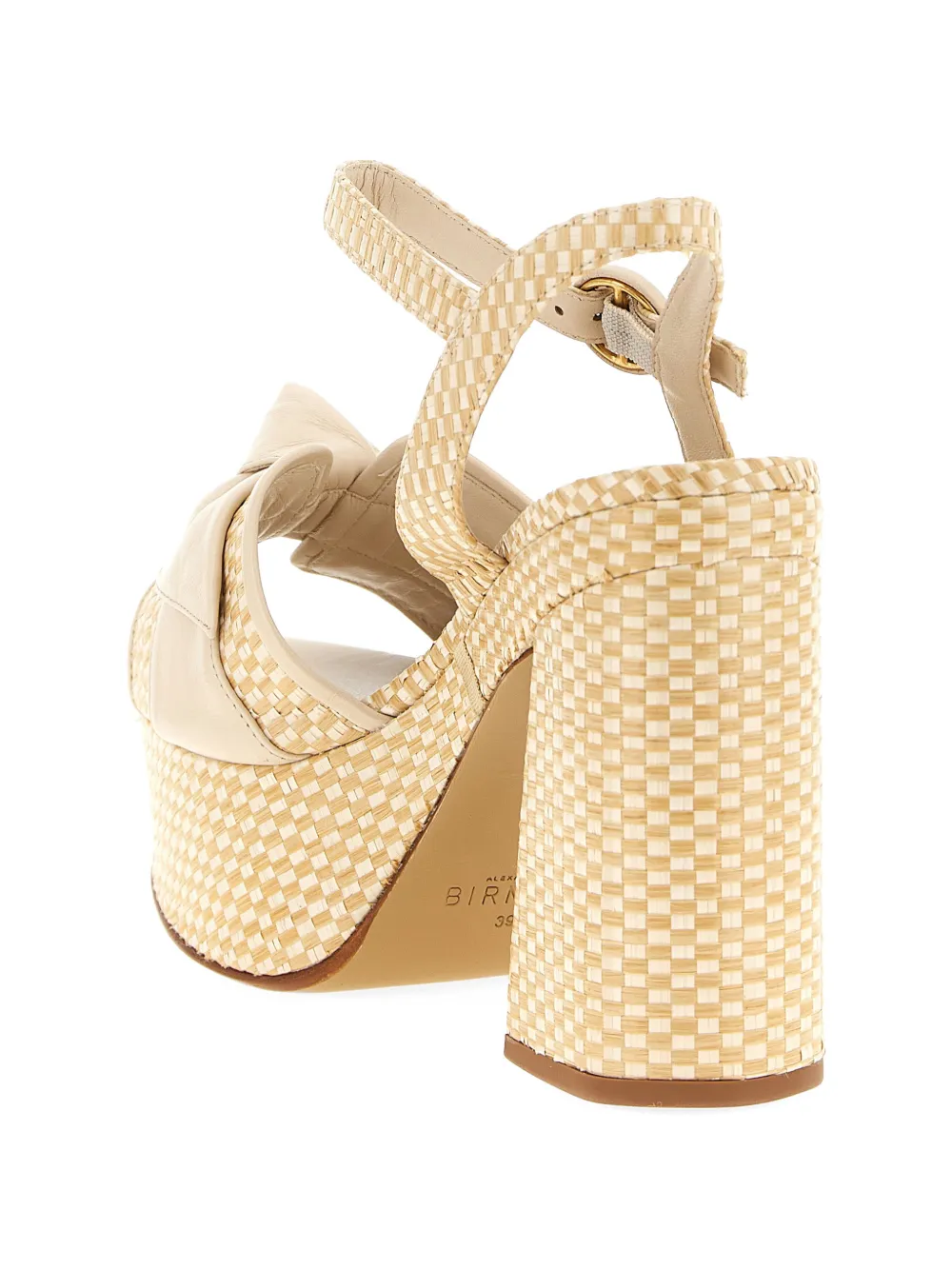 Alexandre Birman Maxi Clarita sandalen met plateauzool Beige