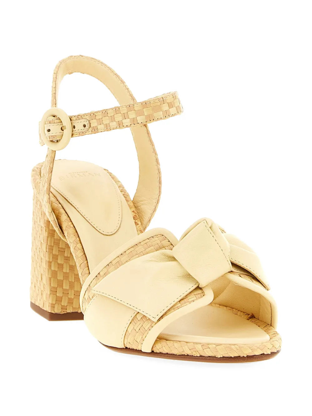 Alexandre Birman Clarita sandalen met blokhak Beige
