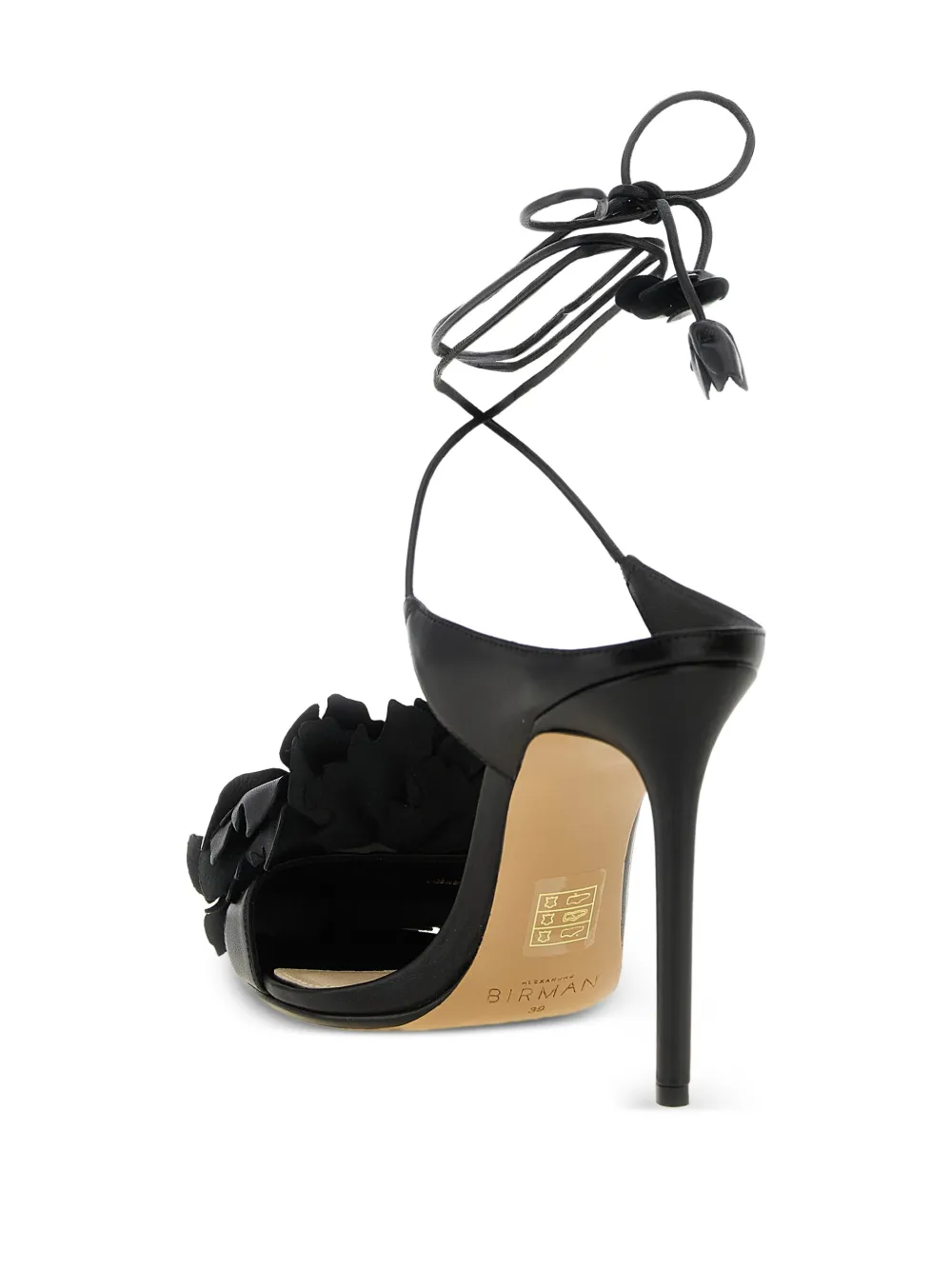 Alexandre Birman Agua by Agua Bendita Ornela sandalen met enkelbandje Zwart