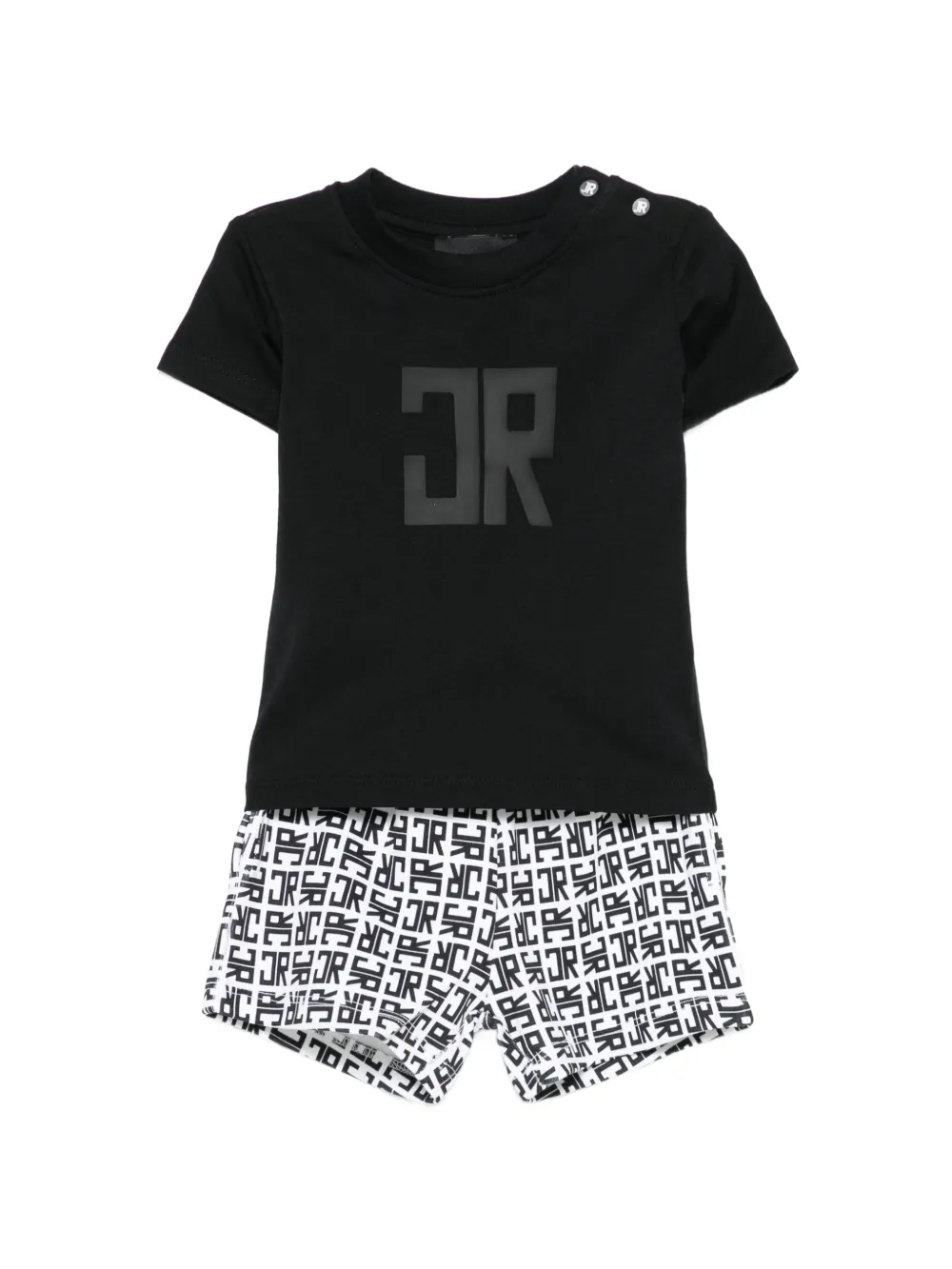 John Richmond Junior logo-graphic tracksuit (set of two) - Nero