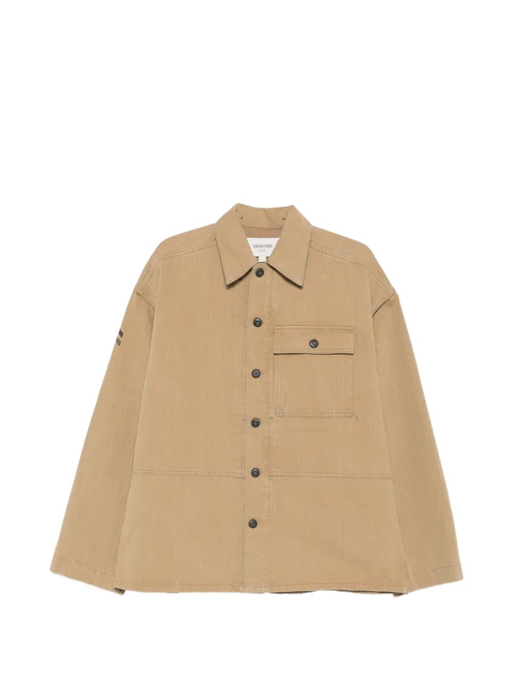 G-Star RAW herringbone-pattern shirt - Toni neutri