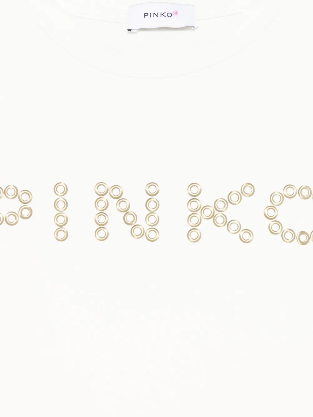 Pinko Kids T-shirt met logo Wit