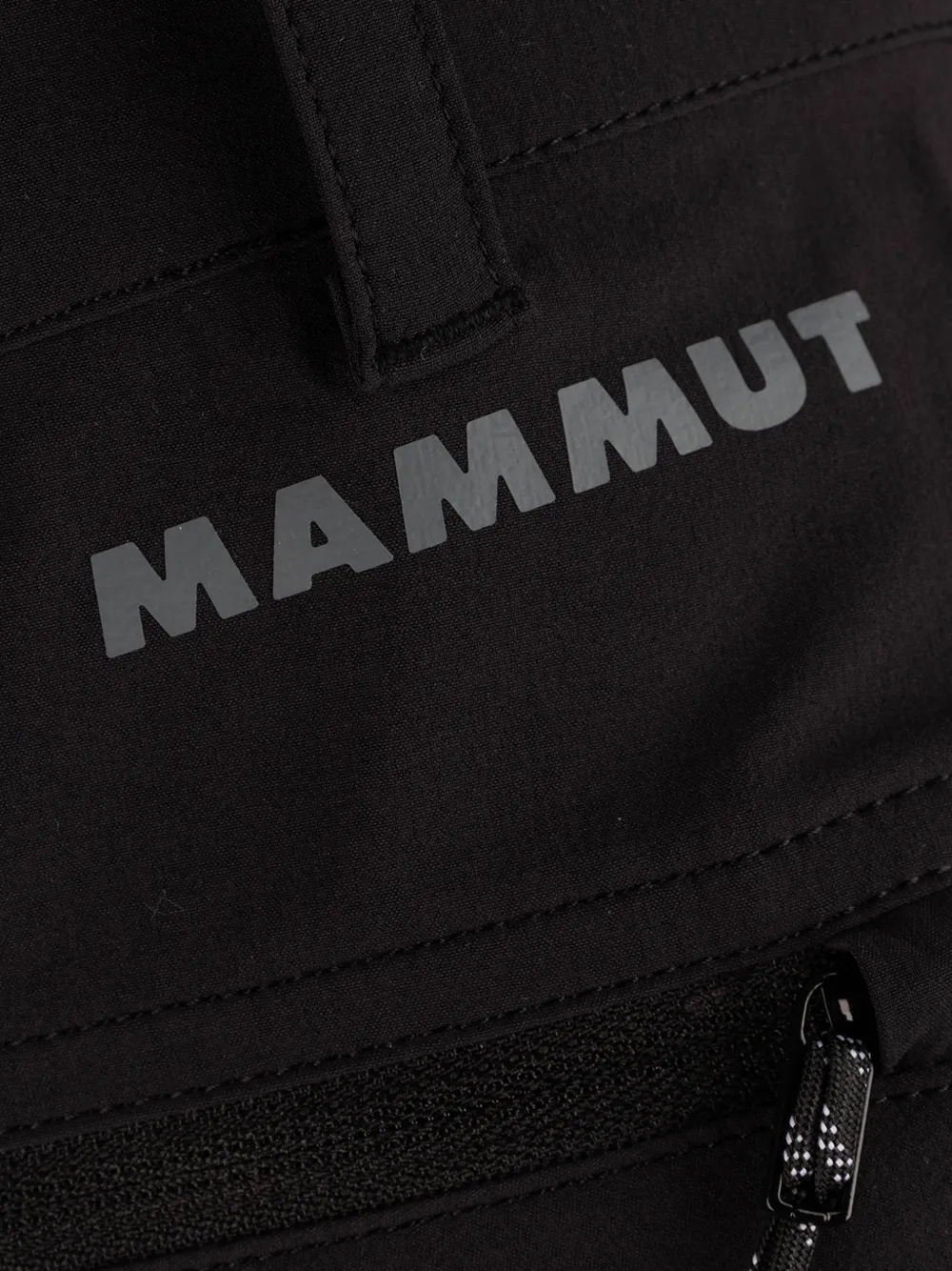Mammut Broek met logoprint Zwart