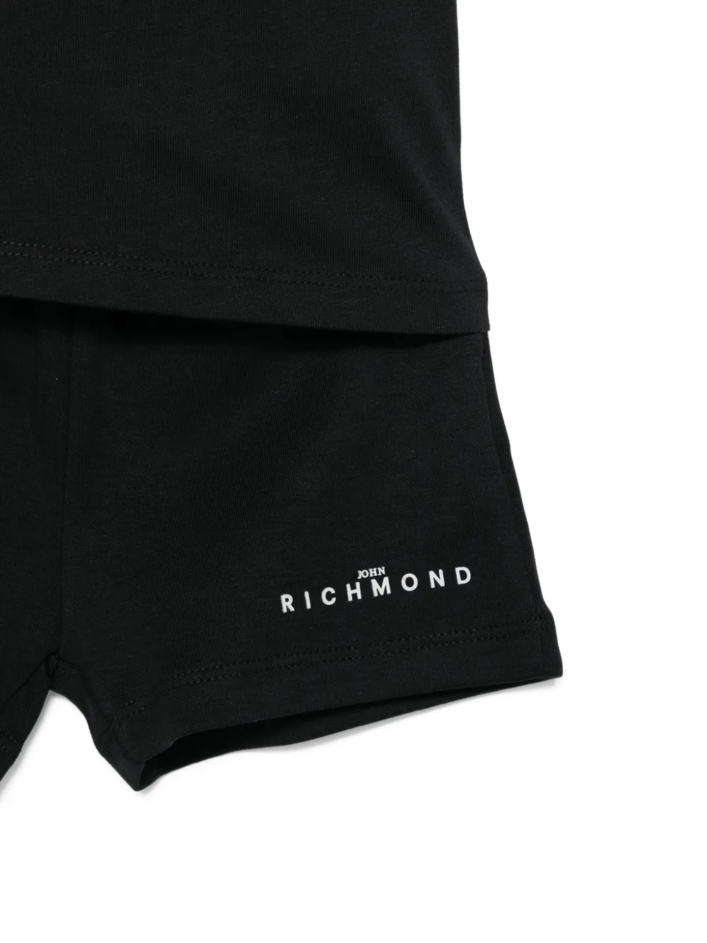 John Richmond Junior Trainingspak met logo Zwart