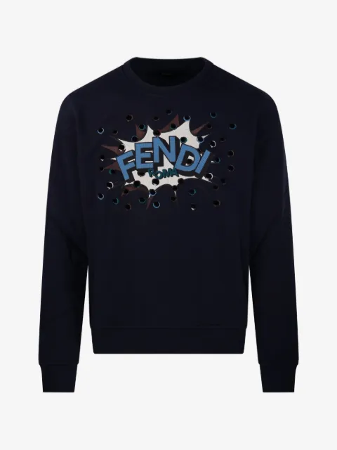 FENDI sudadera de algodón