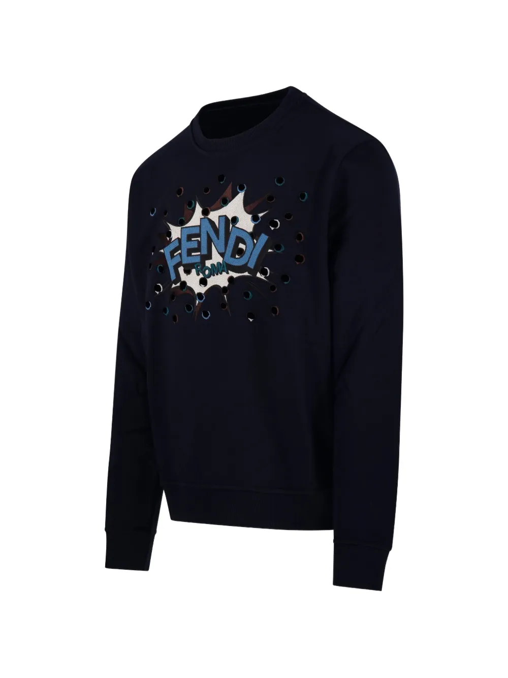  Fendi Cotton Sweatshirt - Blue 