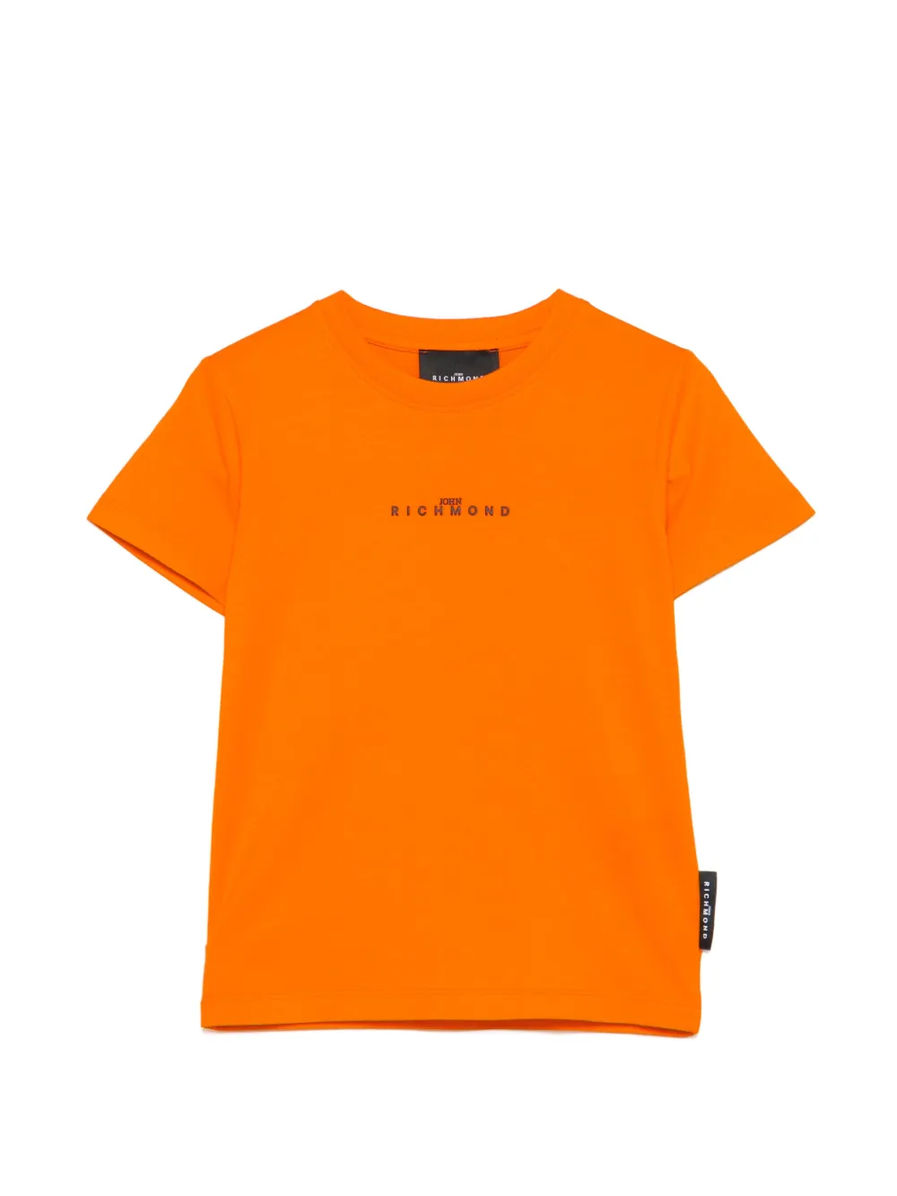John Richmond Junior logo-detail T-shirt - Arancione