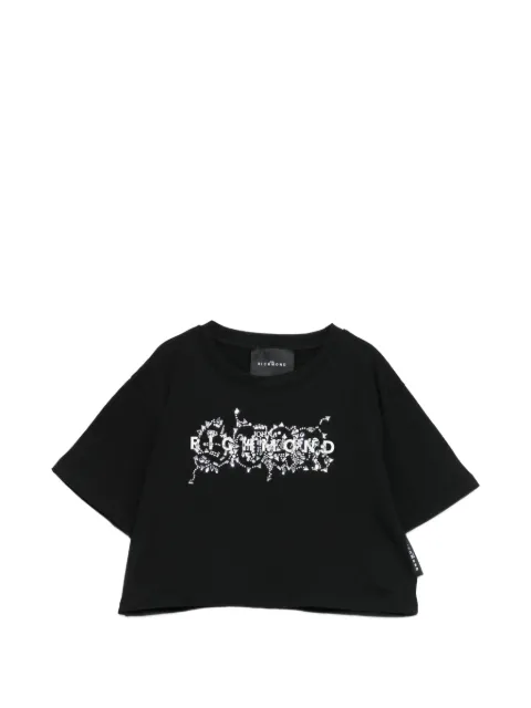 John Richmond Junior t-shirt à logo strassé