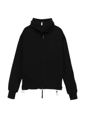 Rick Owens DRKSHDW long-sleeve zip-up Hoodie | Black | FARFETCH