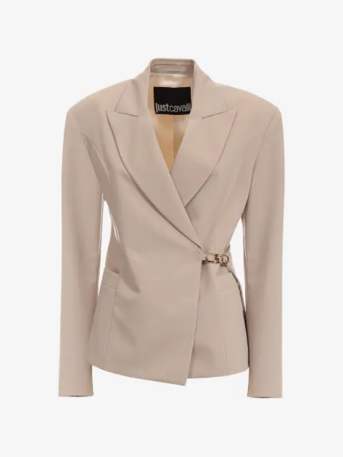 Just Cavalli buckle-detail blazer