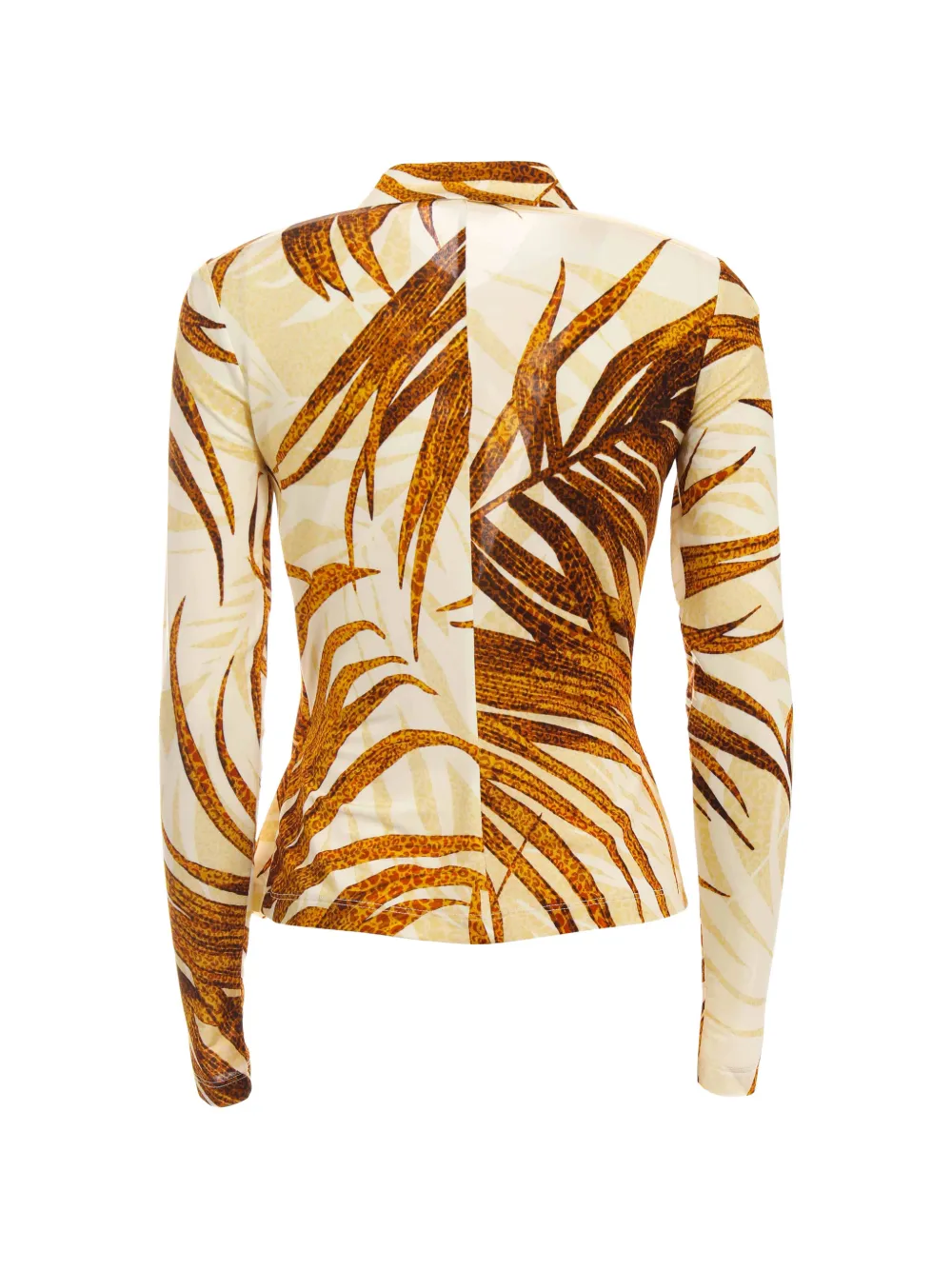  Just Cavalli Leaf-print Shirt - Neutrals 