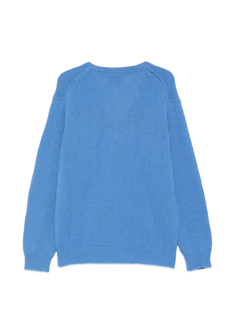 Walk In Paris Logo-embroidery Cardigan - Blue 