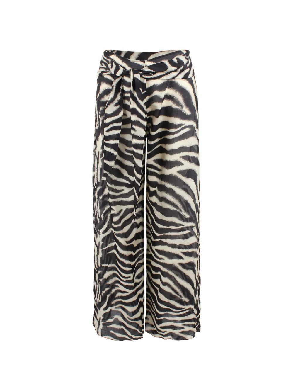 Ermanno Scervino zebra-print palazzo pants - Nero