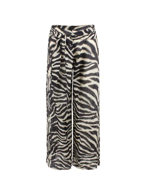 Ermanno Scervino zebra-print palazzo pants