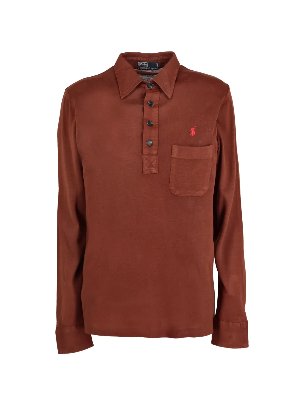 Polo Ralph Lauren Vintage long-sleeved polo shirt - Marrone