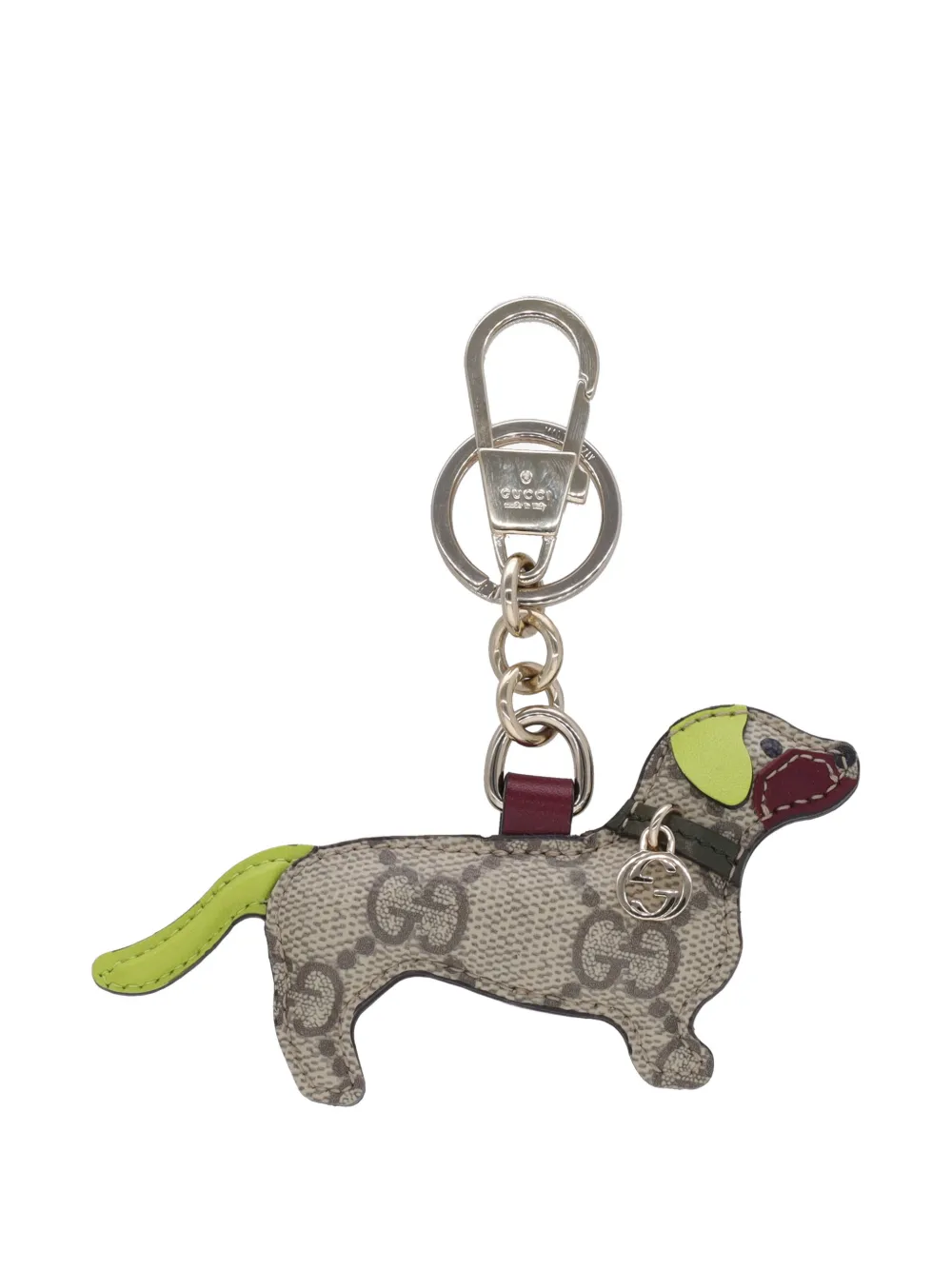 Gucci Pre-Owned Dachshund leather charm - Toni neutri