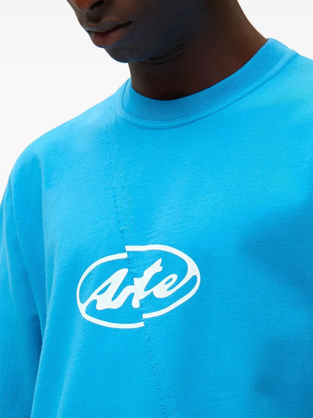 Arte Antwerp T-shirt met logoprint Blauw