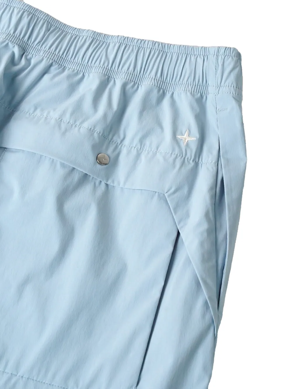 Stone Island 3100025 Tela_S.I. Stelline gerecycled stretch-nylon broek Blauw