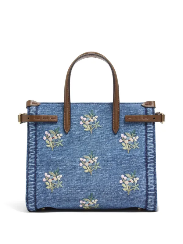 Valentino Garavani アンティーブ デニム ショッピングバッグ S 