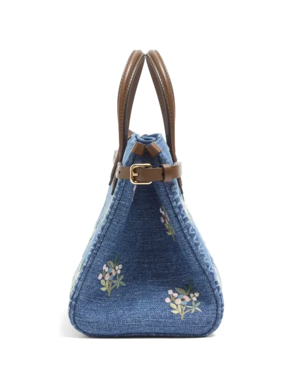 Valentino Garavani アンティーブ デニム ショッピングバッグ S
