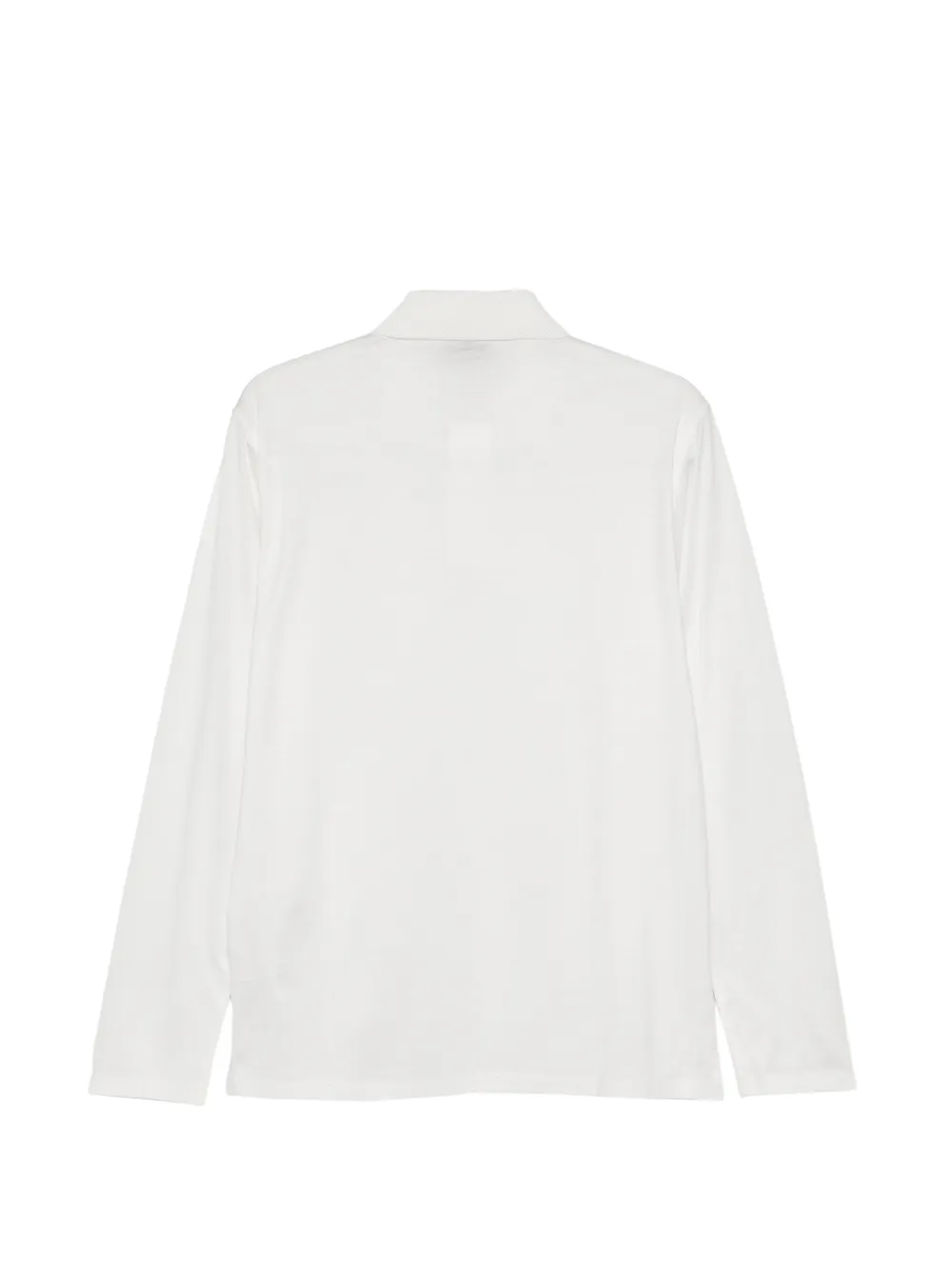 Emporio Armani Poloshirt met lange mouwen Wit