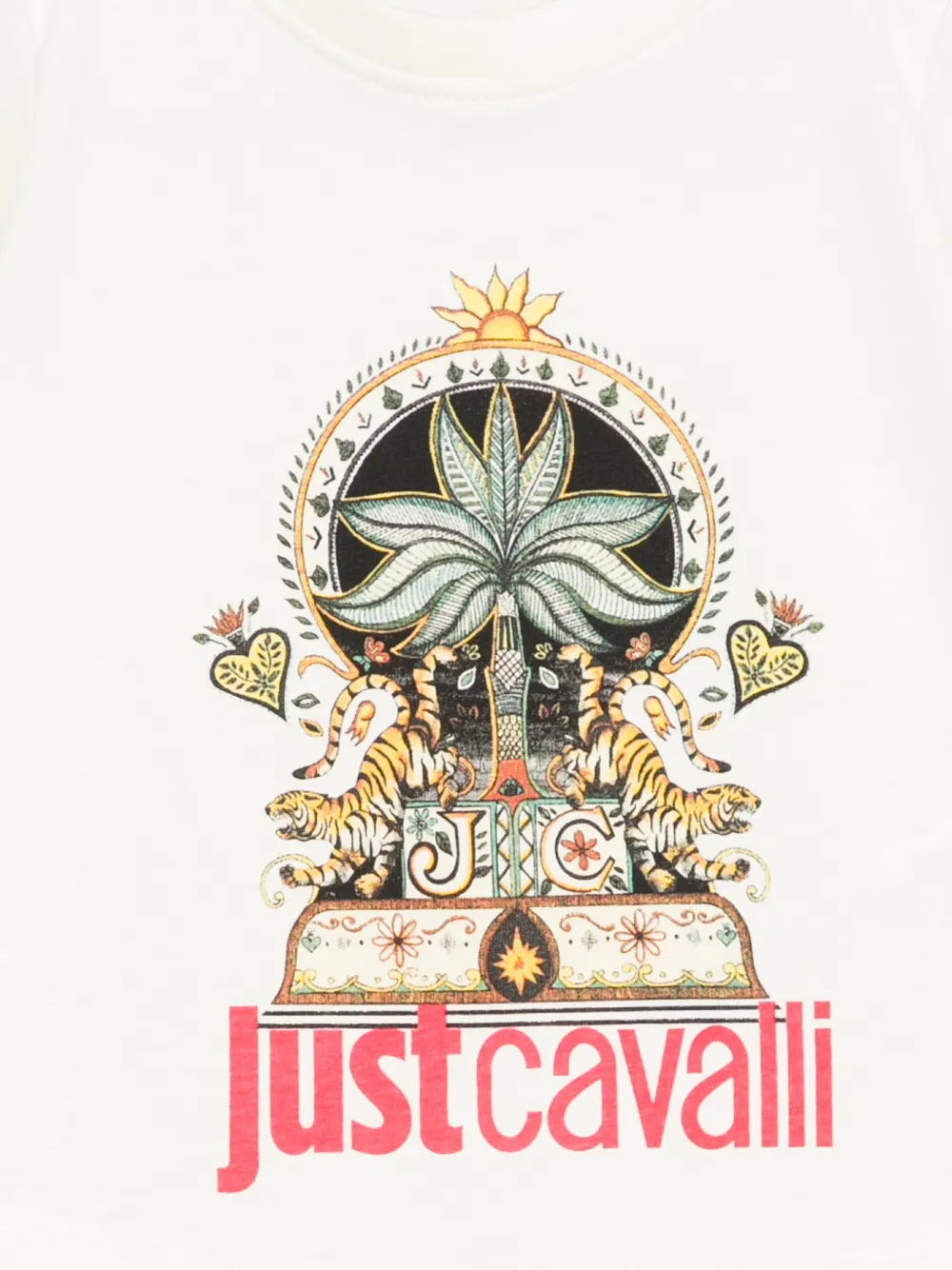  Just Cavalli Graphic-print T-shirt - Neutrals 