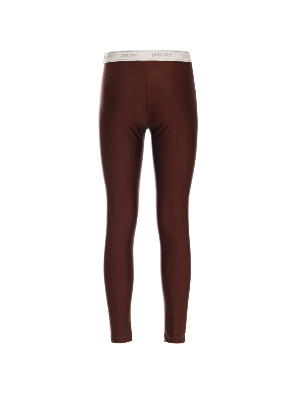Just Cavalli Legging met logoband Bruin