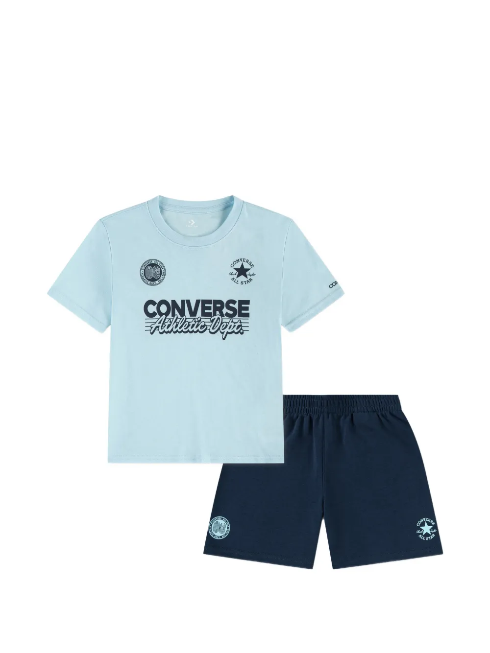 Converse Kids graphic shorts set of two - Blu