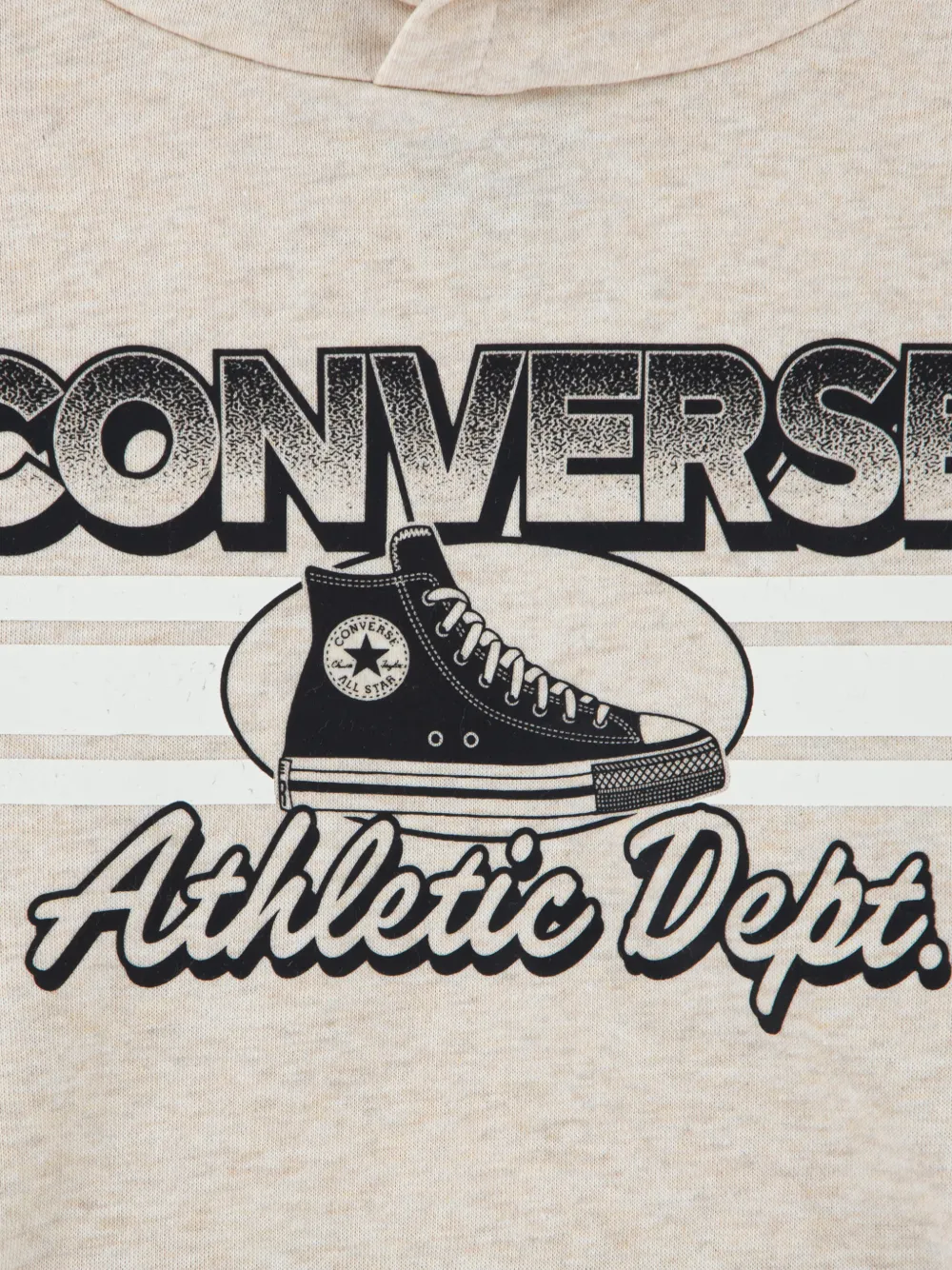 Converse Kids Trainingspak met capuchon en grafische print Beige