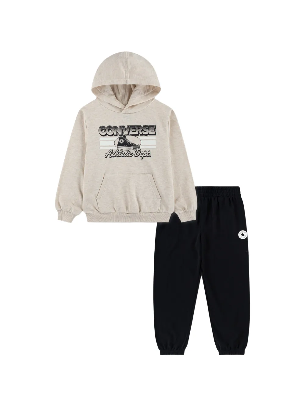 Converse Kids graphic hooded tracksuit set of two - Toni neutri