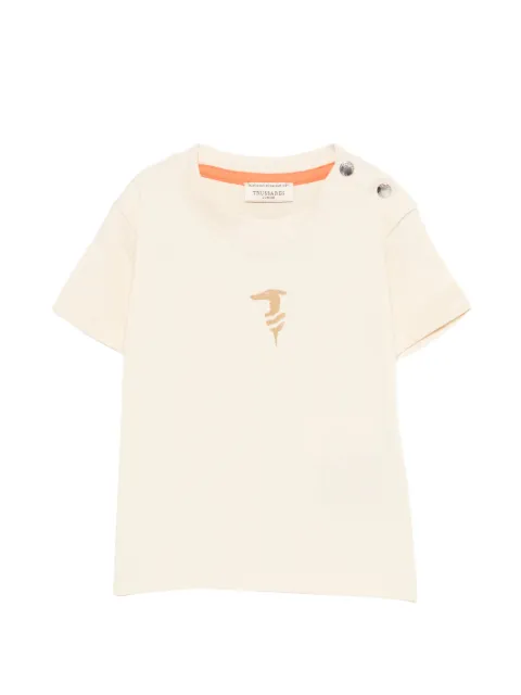 TRUSSARDI JUNIOR t-shirt à boutons décoratifs