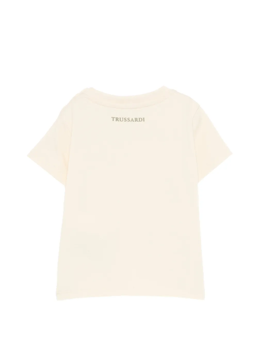 TRUSSARDI JUNIOR T-shirt met grafische print Beige