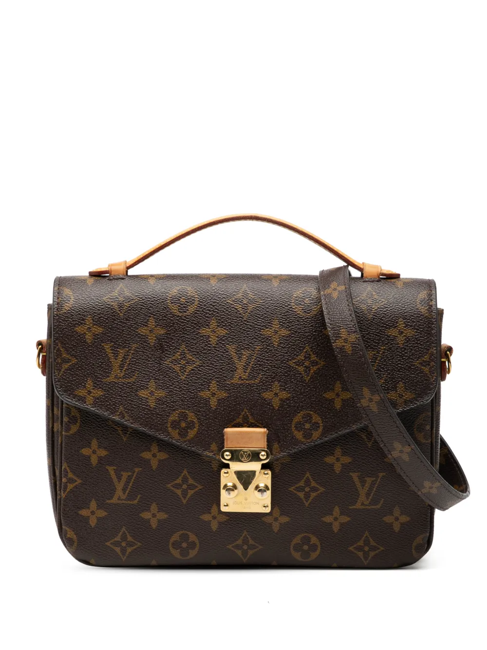 Louis Vuitton Pre-Owned 2016 Monogram Pochette Metis satchel - Marrone