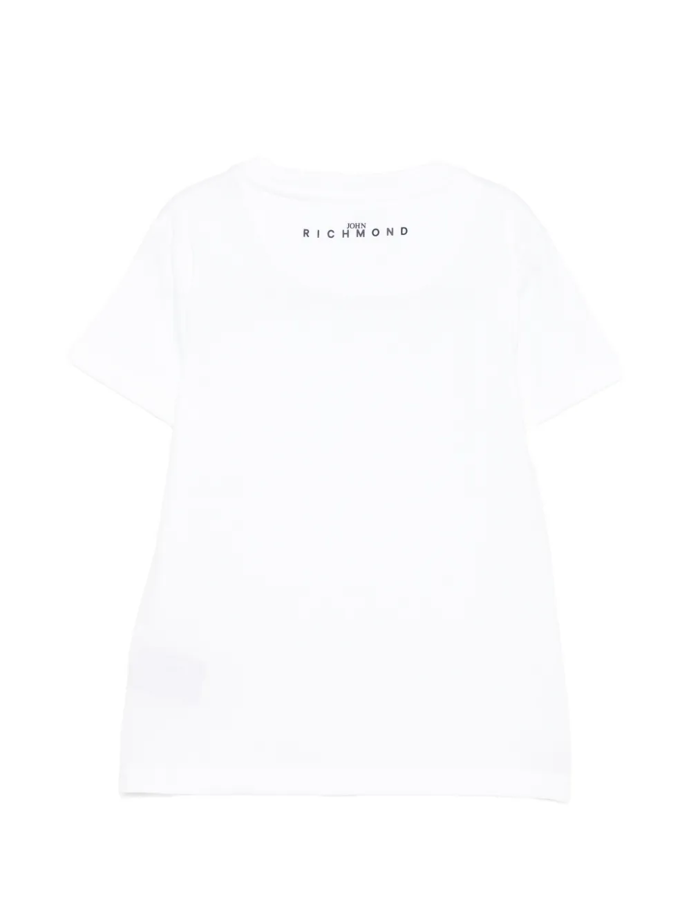 John Richmond Junior T-shirt met logo-reliëf Wit