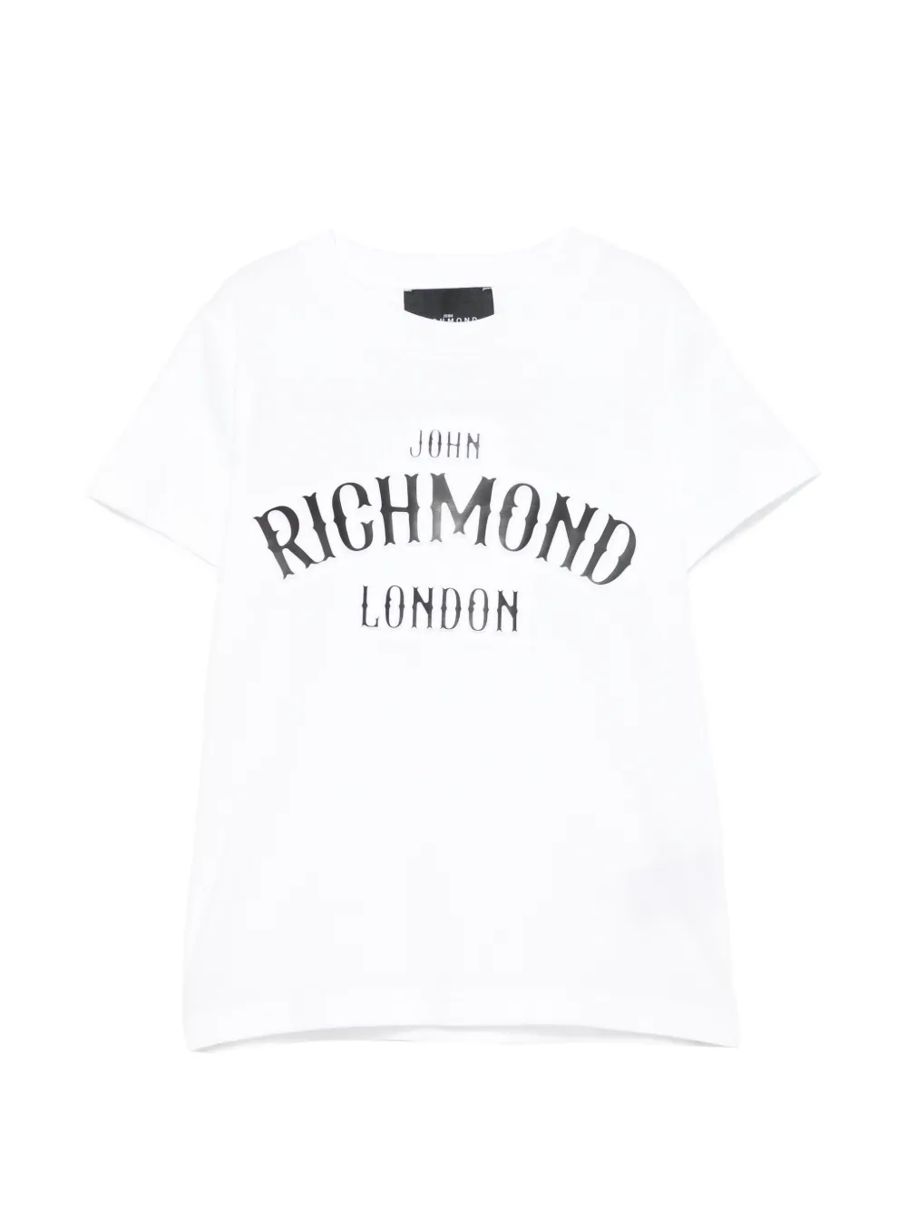 John Richmond Junior logo-embossed T-shirt - Bianco