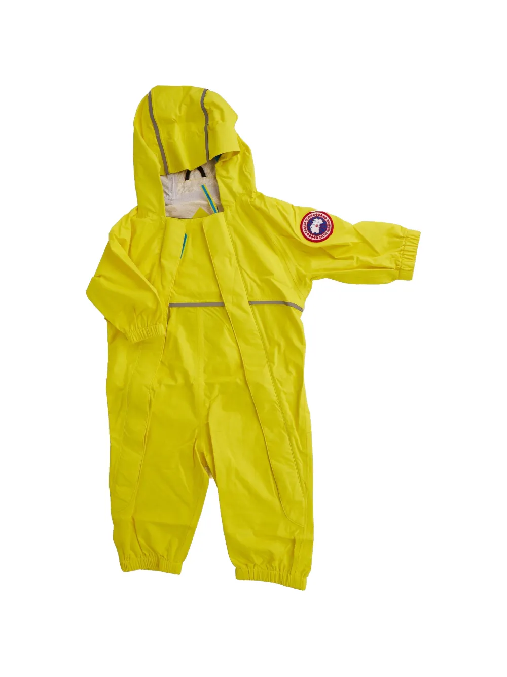 Canada Goose Kids completo due pezzi con logo - Giallo