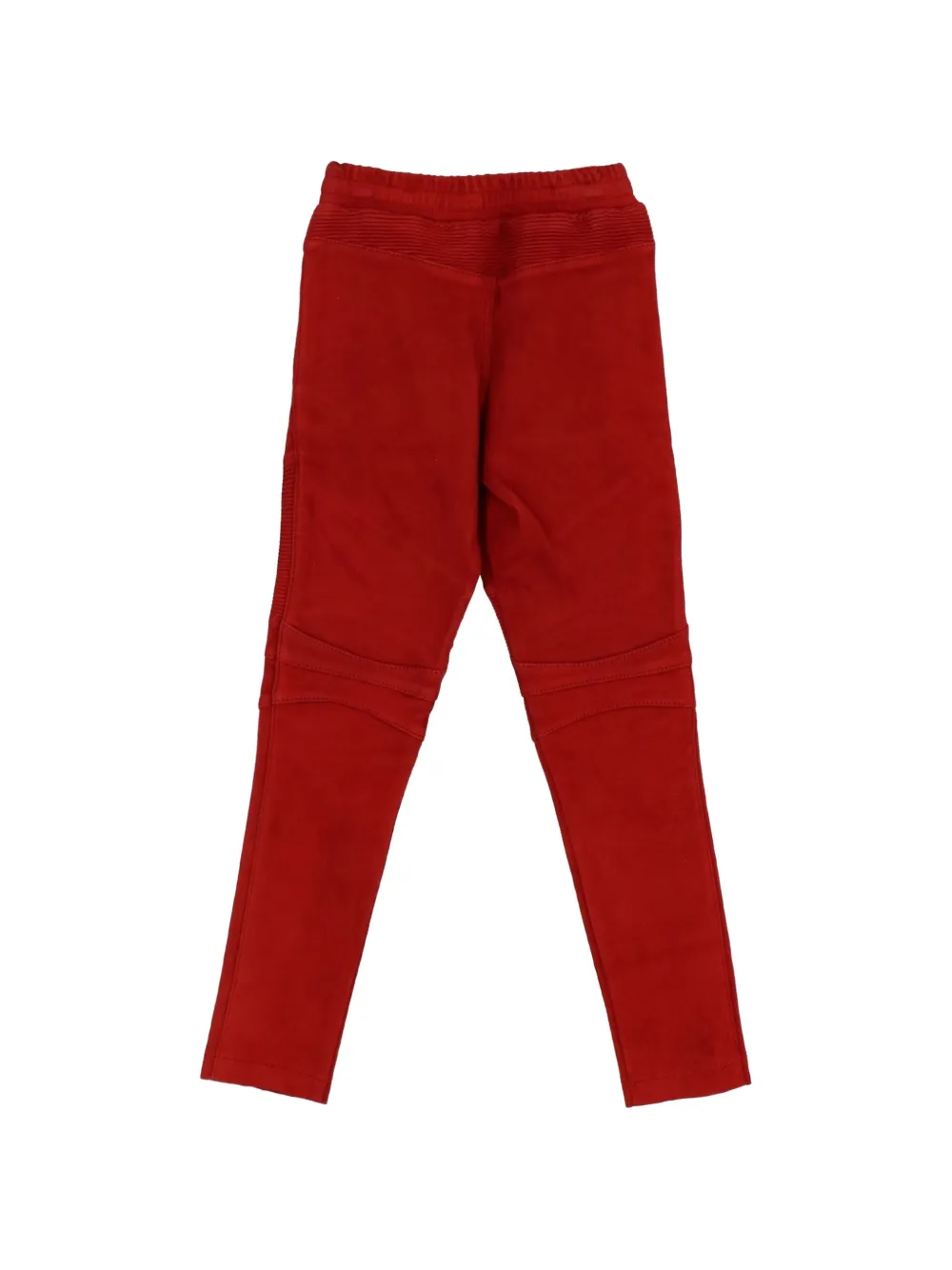  Balmain Kids Drawstring Trousers - Red 
