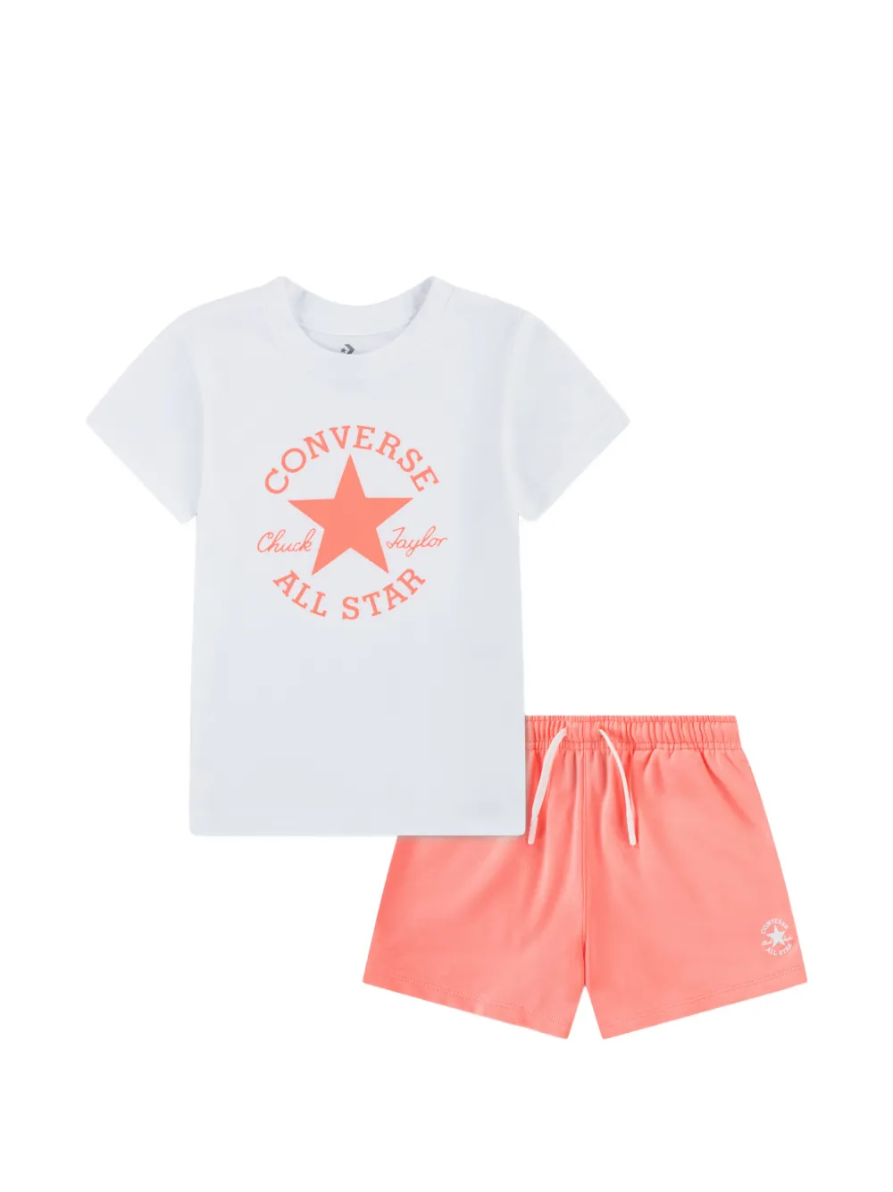Converse Kids drawstring logo shorts set of two - Bianco