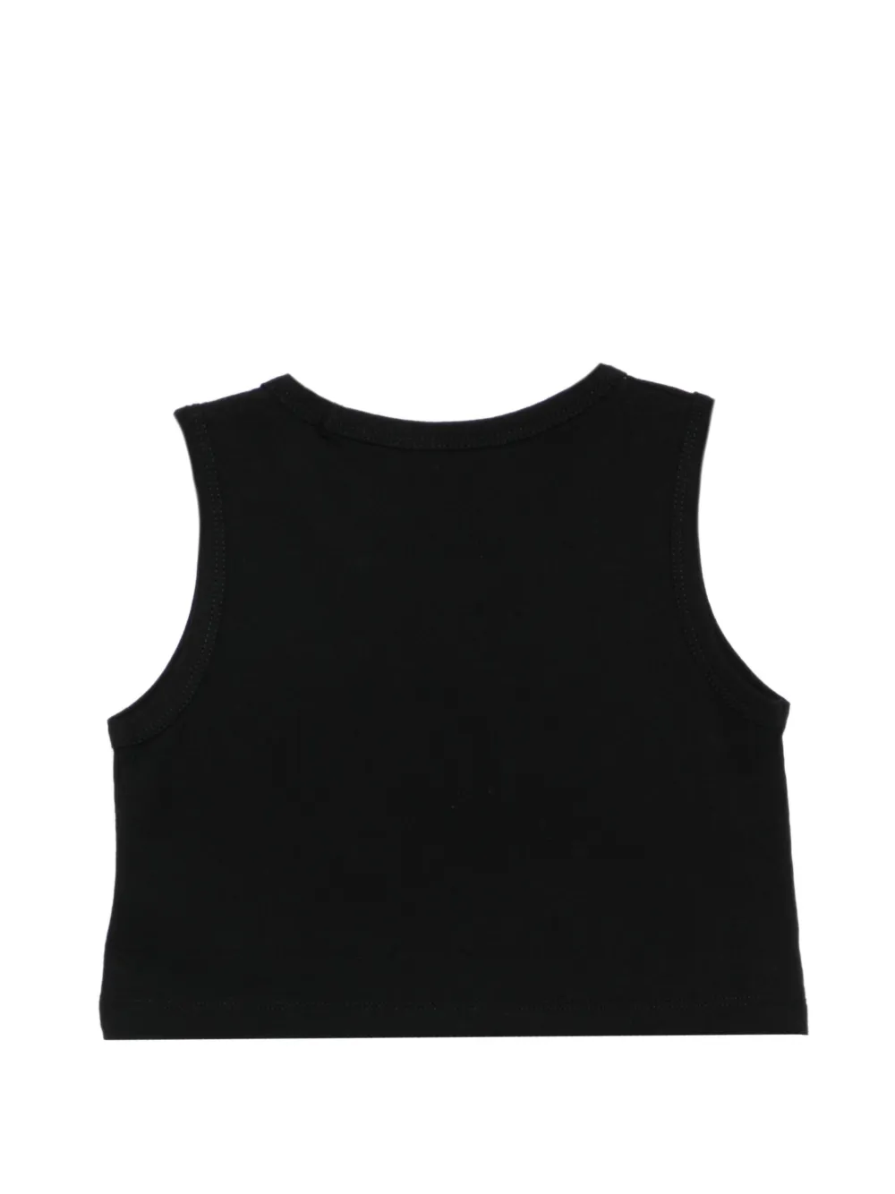 John Richmond Junior Tanktop met logoprint Zwart