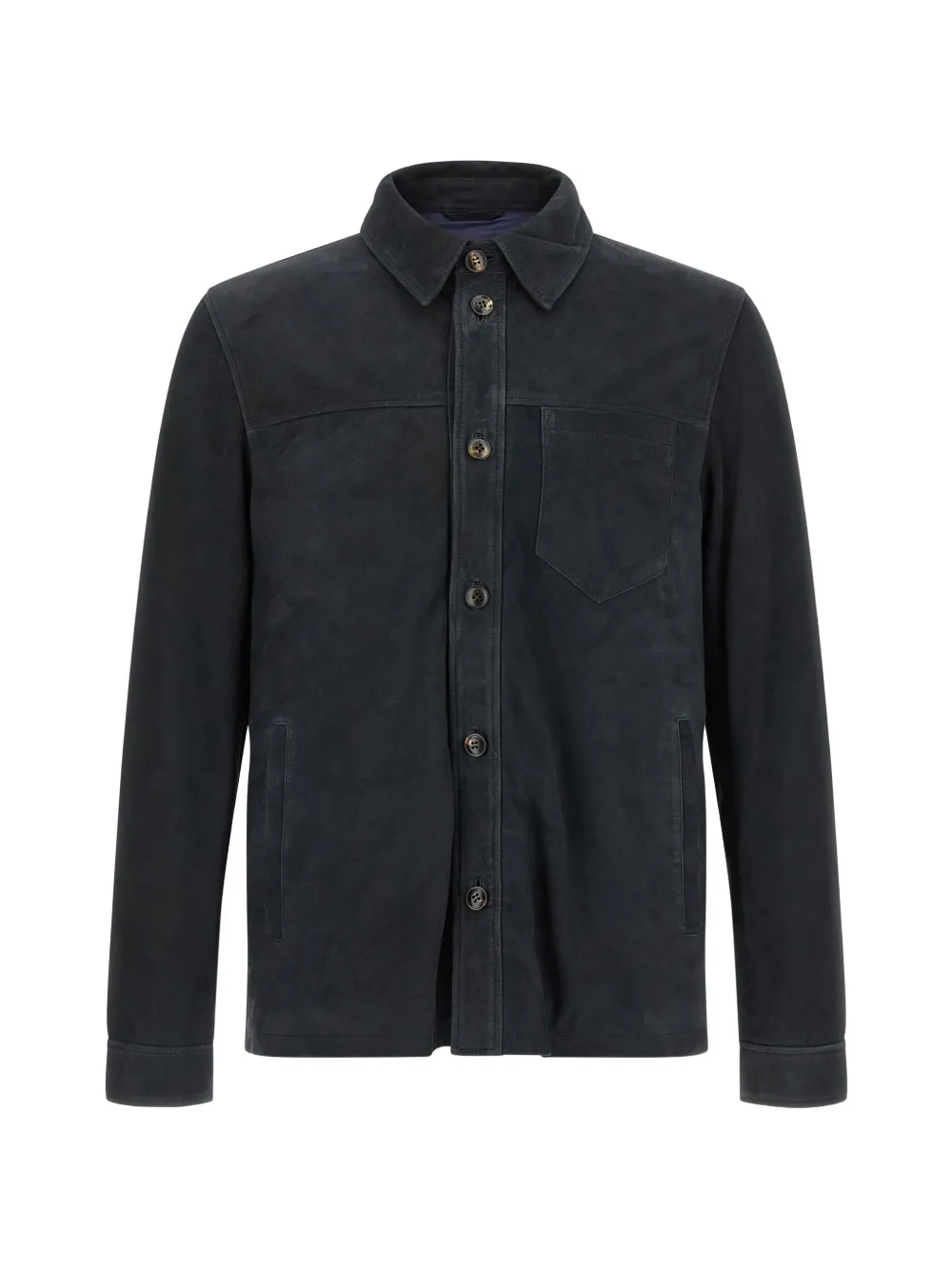 Pal Zileri suede shirt jacket - Blau