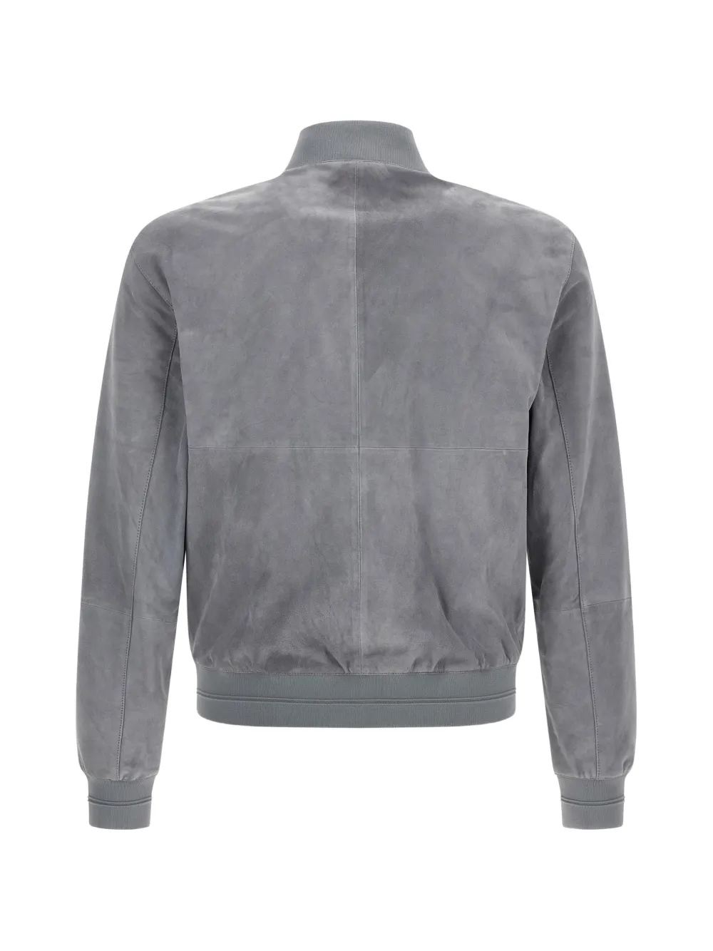  Pal Zileri Zip-up Suede Jacket - Grey 