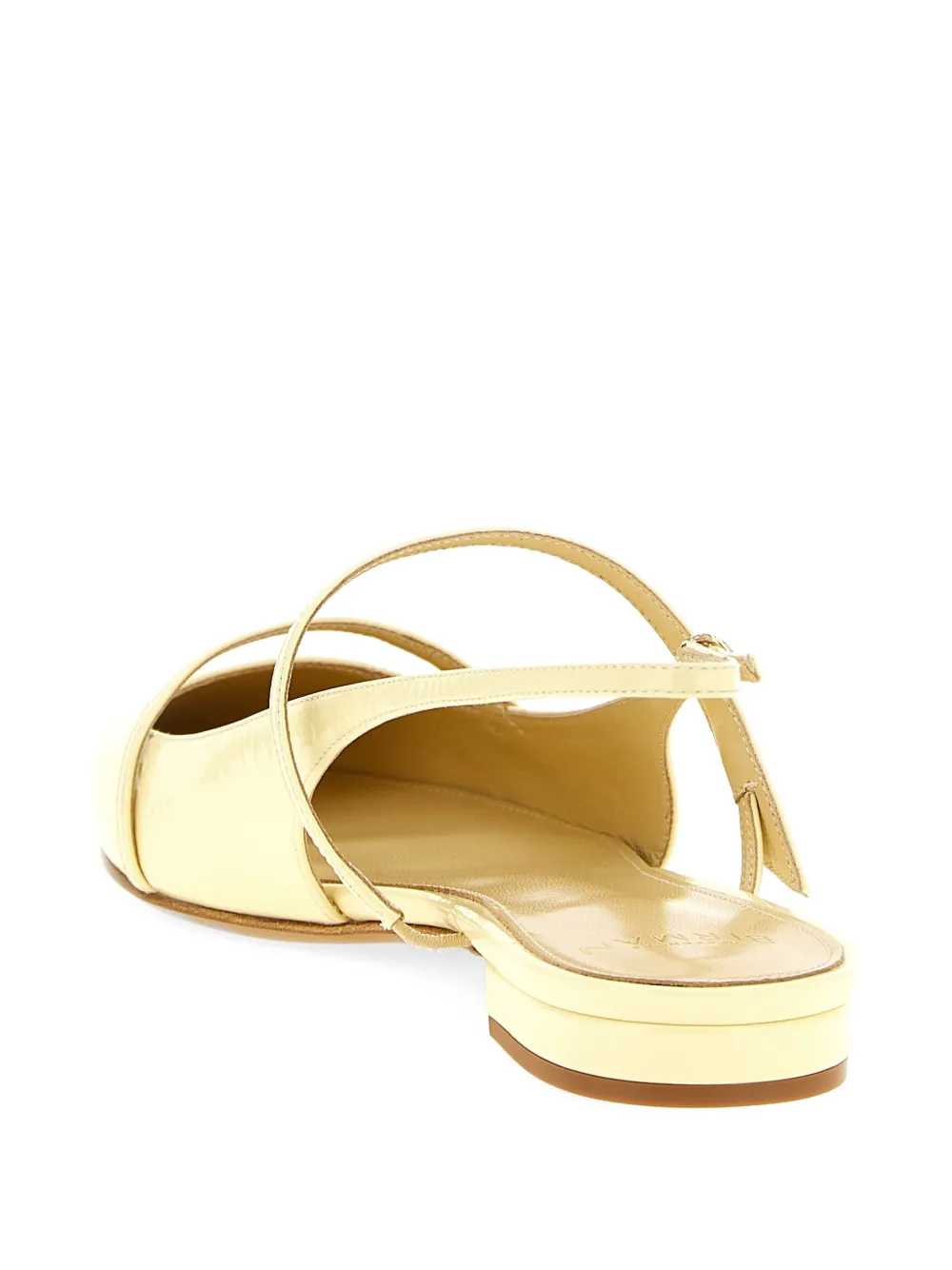 Alexandre Birman Tita lakleren slingbacks Geel