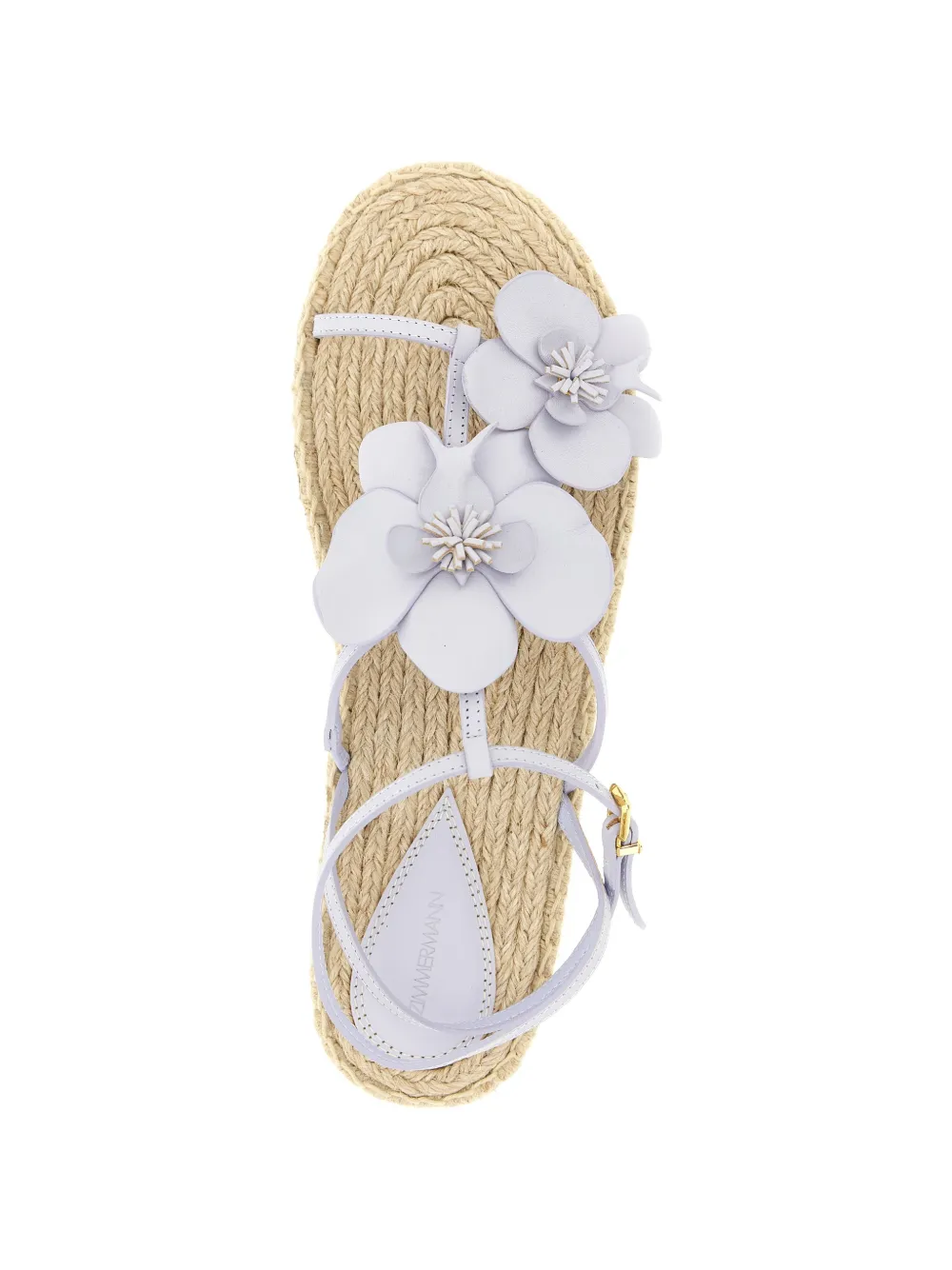 ZIMMERMANN Orchid espadrilles verfraaid met bloemen Paars