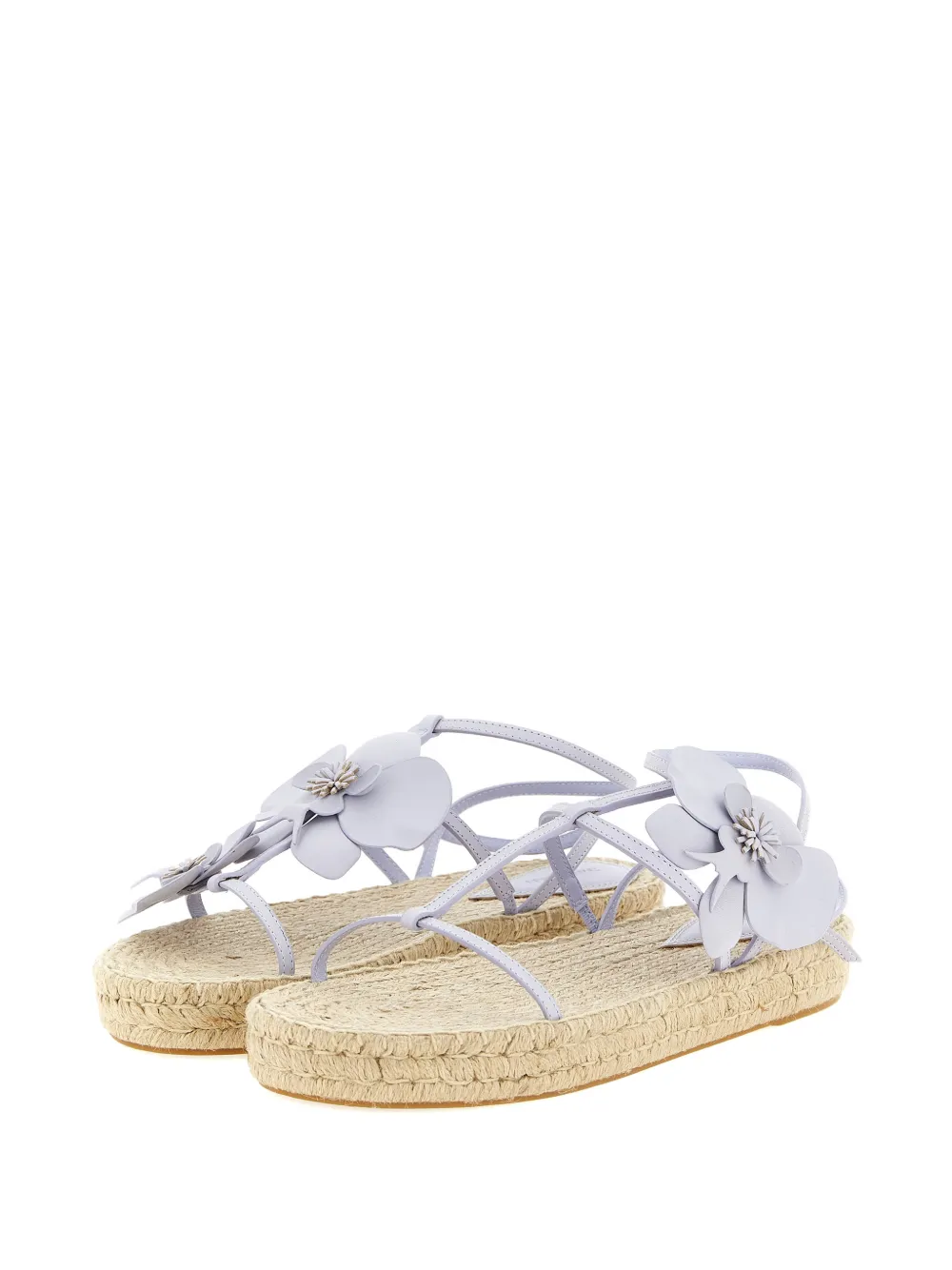 ZIMMERMANN Orchid espadrilles verfraaid met bloemen Paars