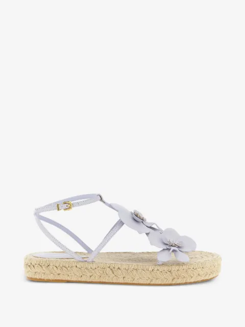 ZIMMERMANN Orchid flower-embellished espadrilles sandals