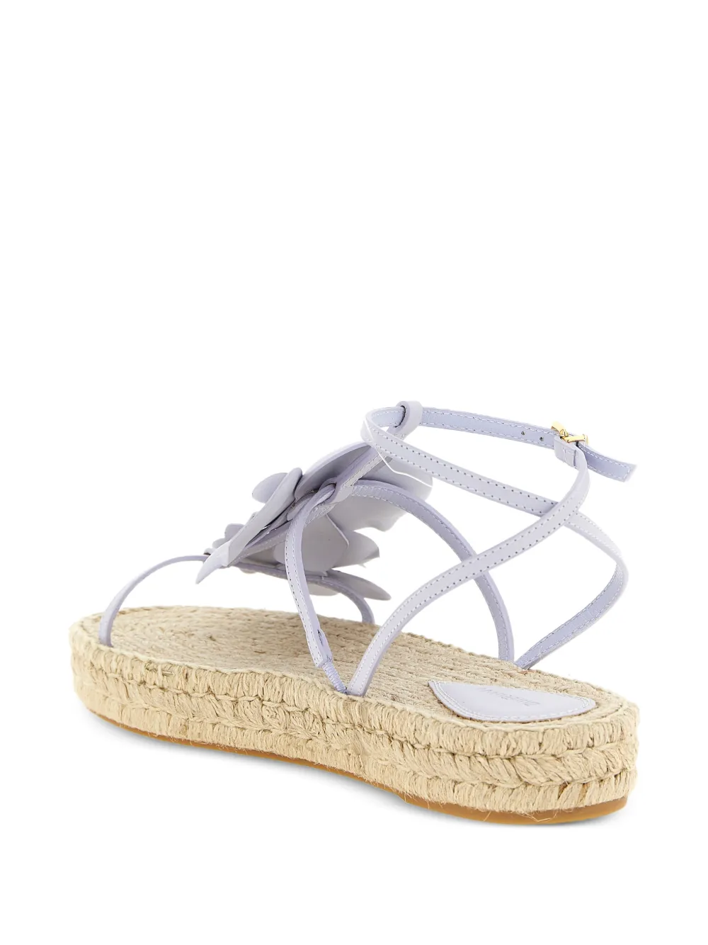  Zimmermann Orchid Flower-embellished Espadrilles Sandals - Purple 