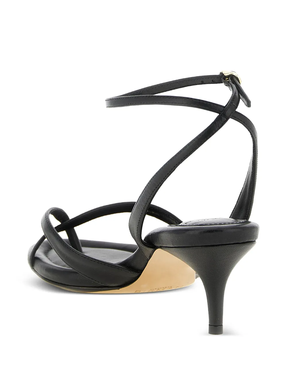 Alexandre Birman Nelly sandalen met verstelbaar enkelbandje Zwart